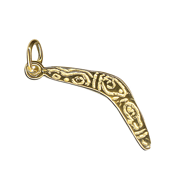 Boomerang Charm 10mm x 18mm